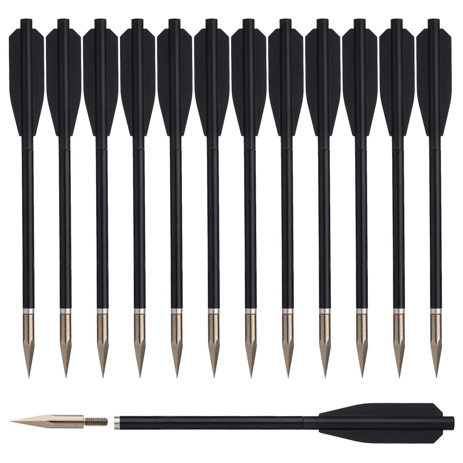 PS 6.3" Pistol Crossbow Bolts, Aluiniu Crossbow Arrows,ini