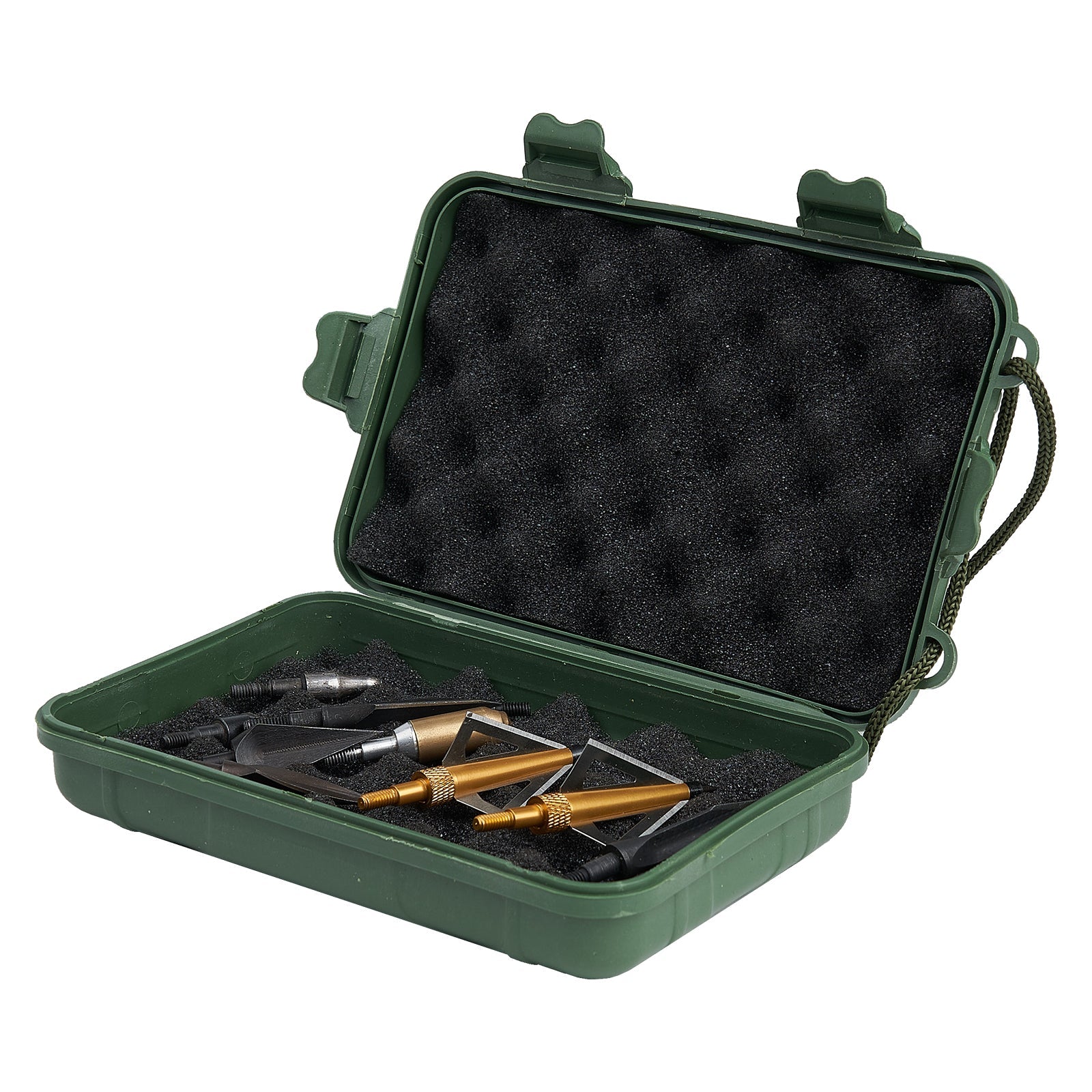 Green Archery Arrowhead Broadhead Box Plastic PVC – UK.HuntingDoor.com